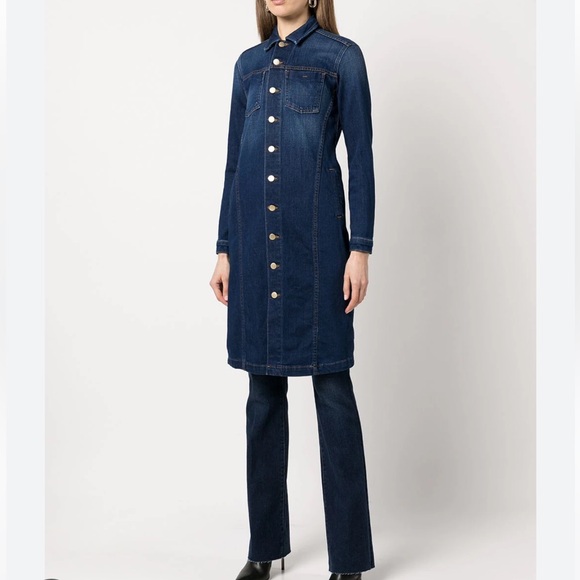 19. L’AGENCE Denim Jacket/Dress - Picture 2 of 13